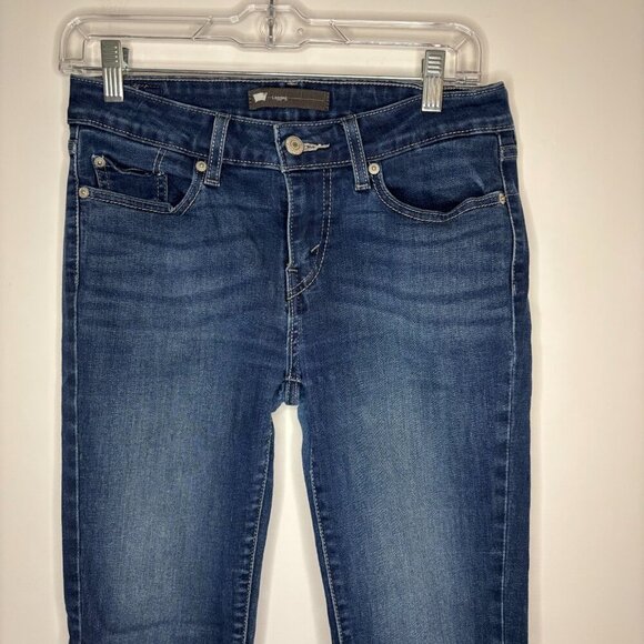 LEVI'S Legging Denim 5 Pocket Juniors 9 W29 L32 Stretch - Picture 5 of 11